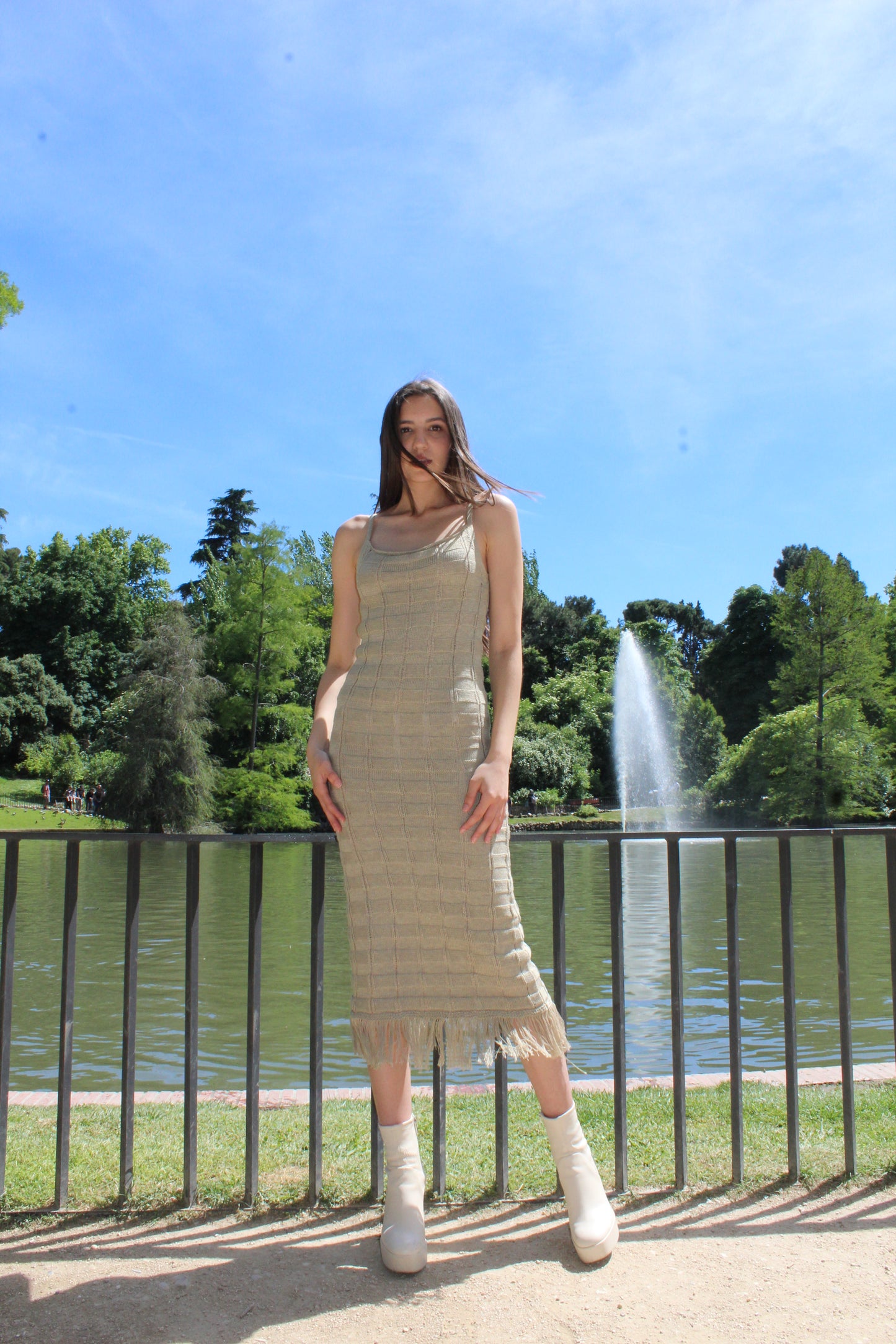 Vestido Mujer Algodon Jungle Dress