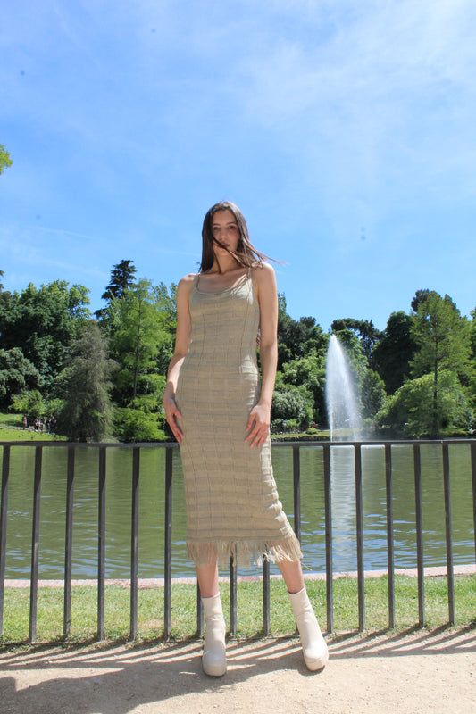 Vestido Mujer Algodon Jungle Dress